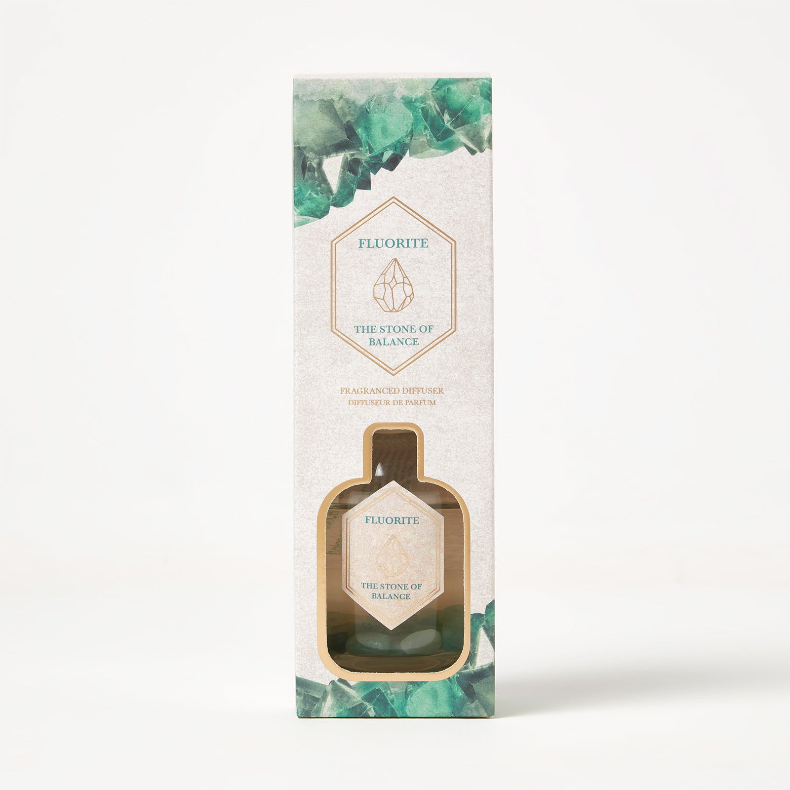 HOMESCAPES Crystal Reed Diffuser Vetiver Scent