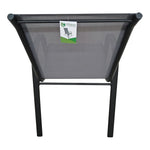 The Lancaster - Black And Grey Metal 4 Seat Garden Dining Set Including Parasol