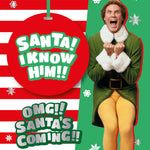 Elf Bauble Attachment Christmas Card Official Product