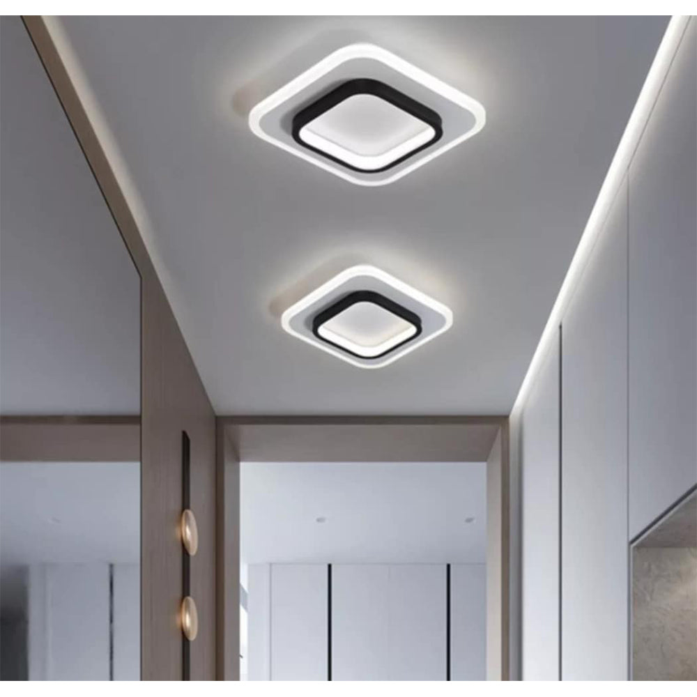 Bath Plus TB+ Modern Square Led Flush Mount Ceiling Light