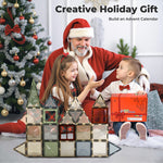 Magnetic Tiles 60pc For Kids Building Blocks Construction Fun Activity Kit | Multi Colour