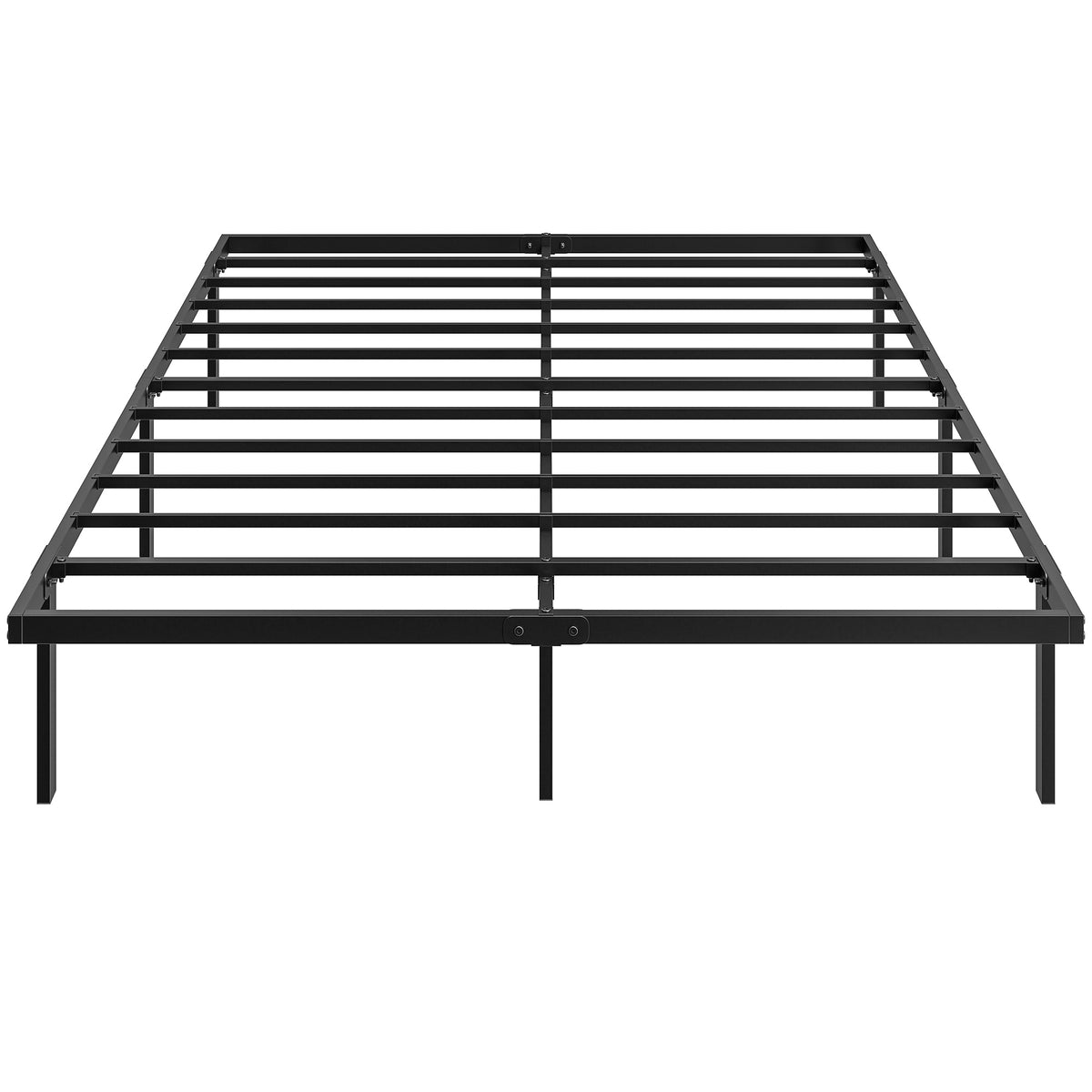 Bed Frame With Underbed Storage, No Box Spring Needed | King | Black