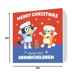 Bluey From The Grandchildren' Grandparents Christmas Card Official Product