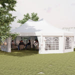 10 Sides Heavy Duty Tent Gazebo Outdoor Party Wedding Event