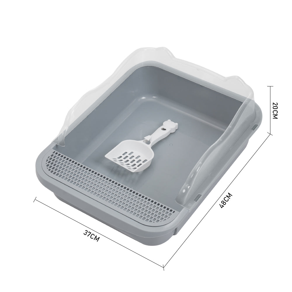 Semi-closed Anti-splash Cat Litter Box Pet Toilet