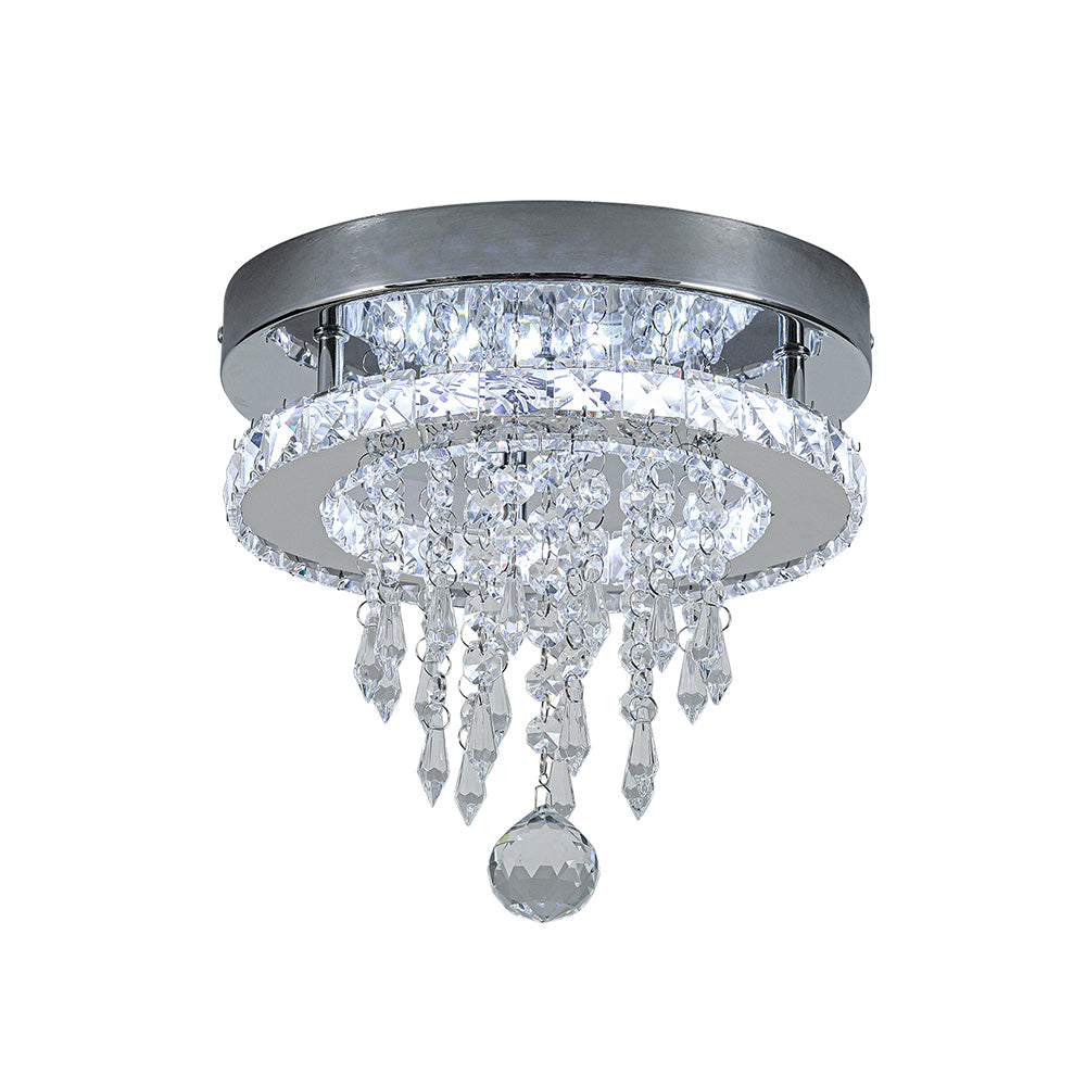 Modern Crystal Ceiling Light With Droplets