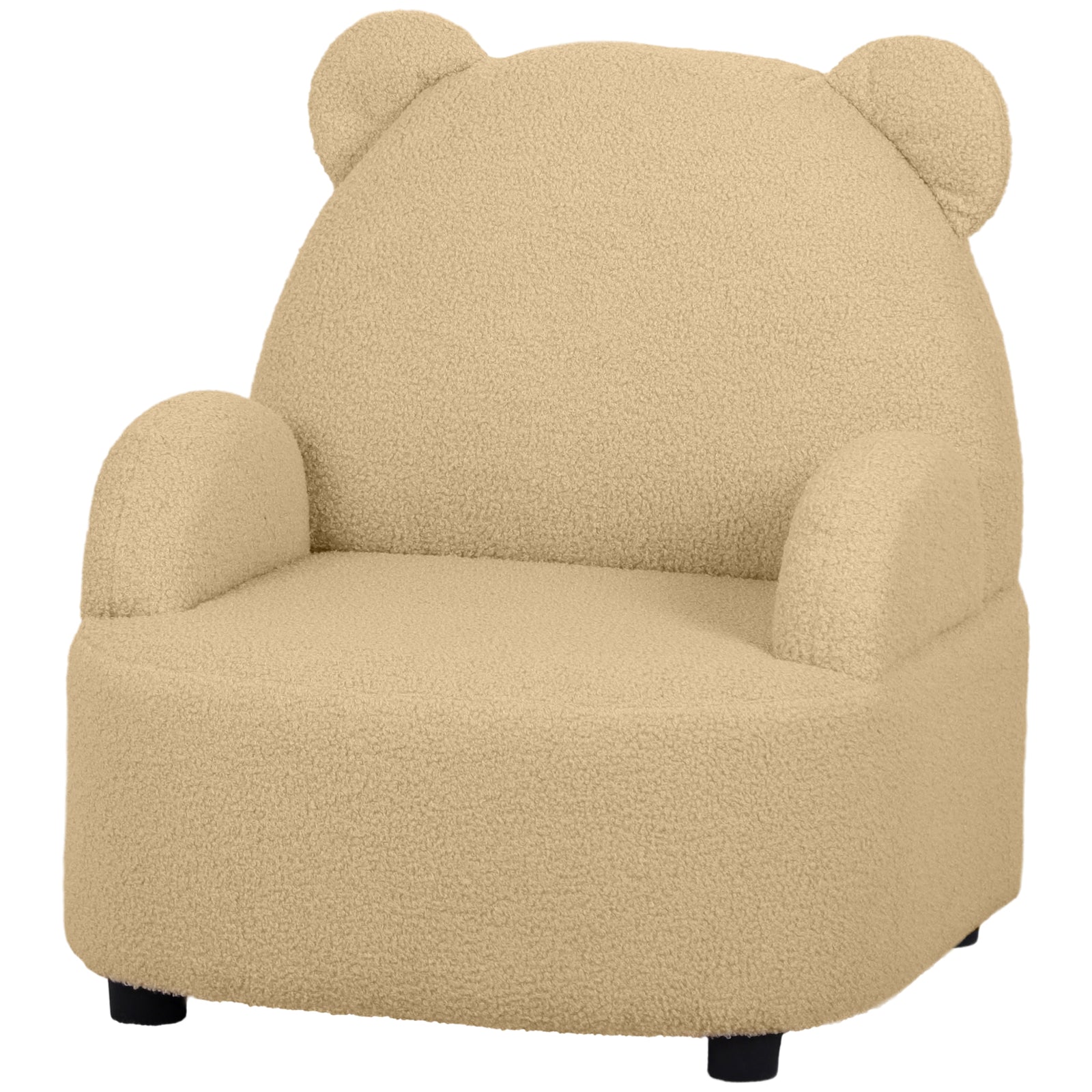 Kids Armchair, Bear Shaped Toddler Chair For Bedroom | Khaki