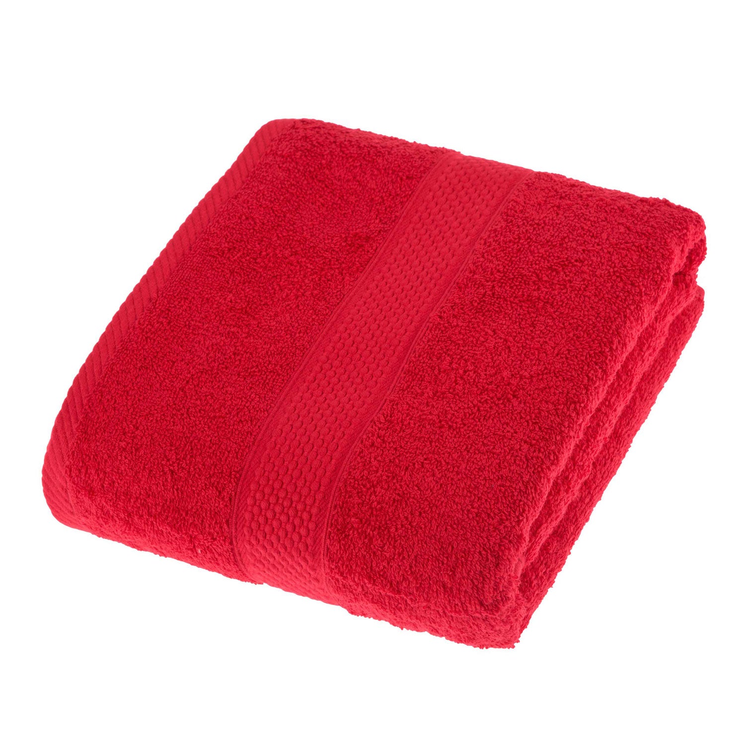 Turkish Cotton 500gsm Towel | Bath Towel | Red