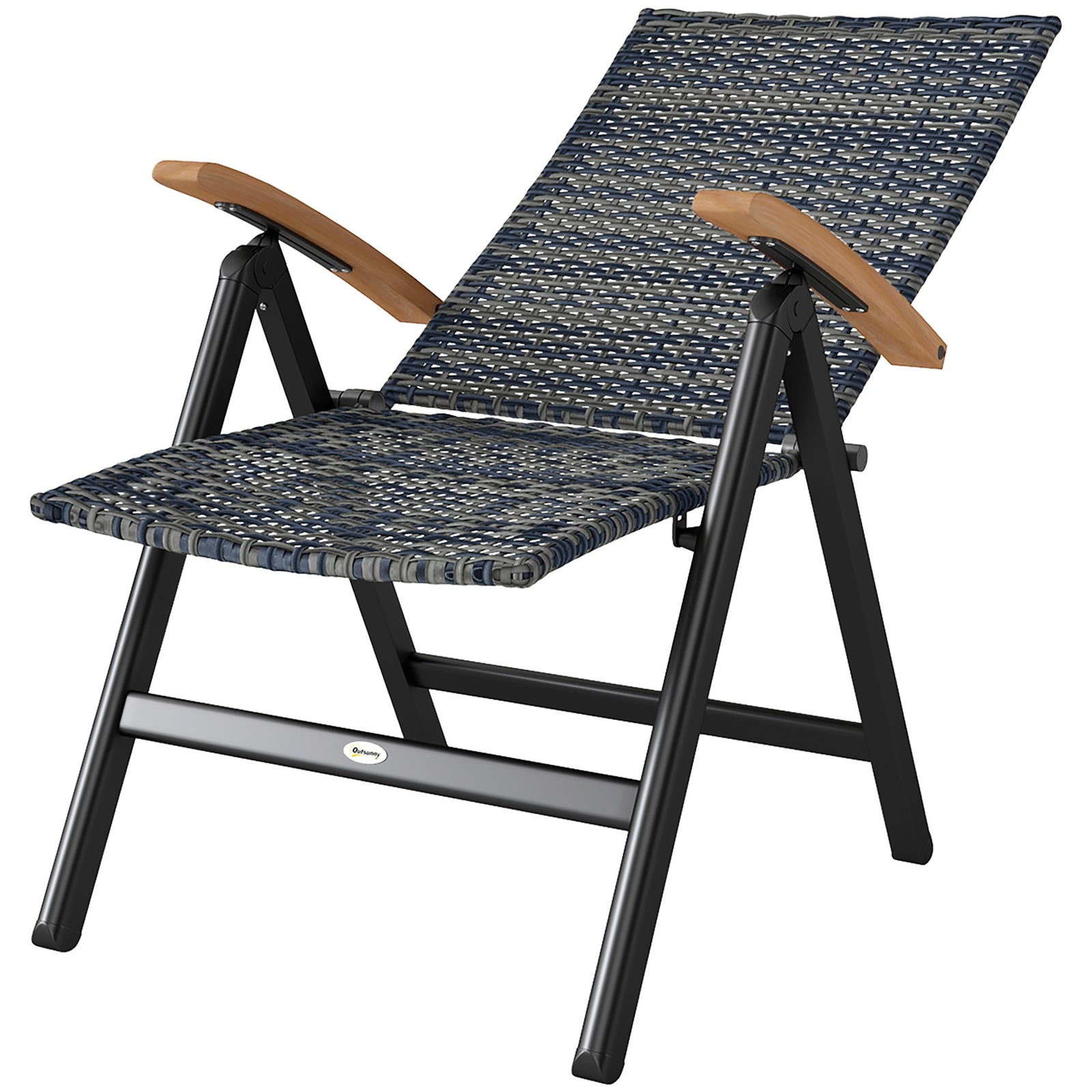 Outdoor Folding Rattan Chair, Dining Chair | Set-of-1