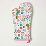 Retro Flower Cotton Oven Glove
