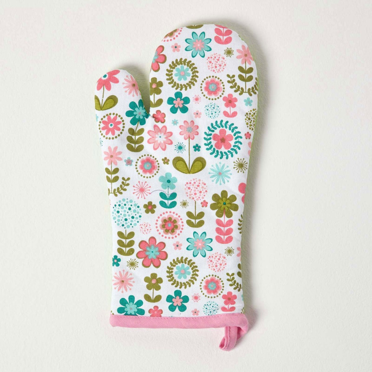 Retro Flower Cotton Oven Glove