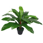 Artificial Bird Nest Fern Plastic Weighted Pot 60cm Realistic House Plants Botanik