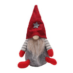 2pcs Christmas Gnome Decorations – Heart & Star Design, Festive Holiday Ornaments