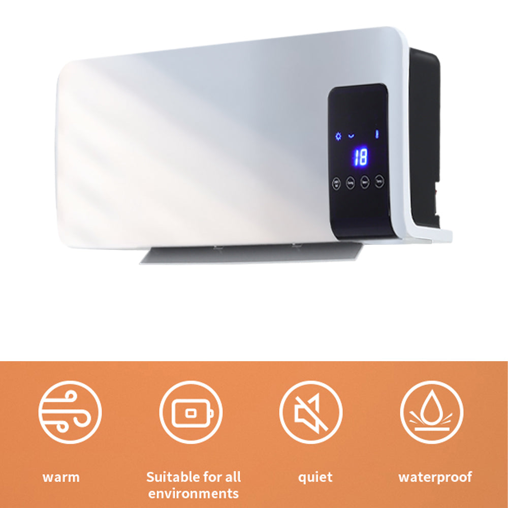 Wall Mounted Electric Heater With Remote Control