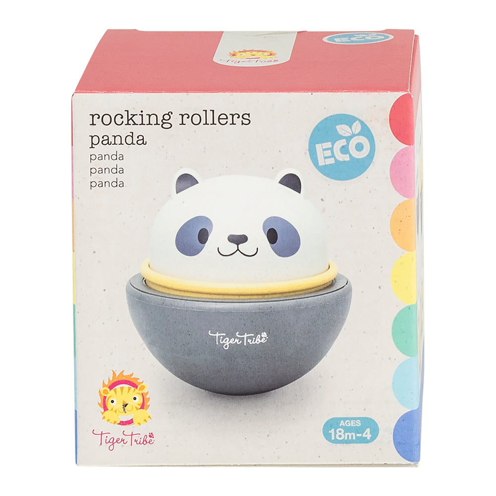 Eco Rocking Rollers (panda) - 2-in-1 Rock & Rolling Animal Car On Wheels