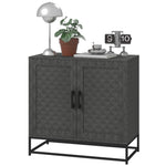 Modern Storage Cupboard With Adjustable Shelf 2 Doors | One Size | Gray