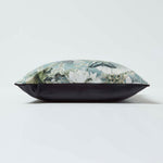 Floral Butterfly Garden Velvet Filled Cushion | 45cm x 45cm | Black & Grey