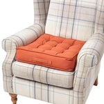 Cotton Armchair Booster Cushion | 50cm x 50cm | Terracotta