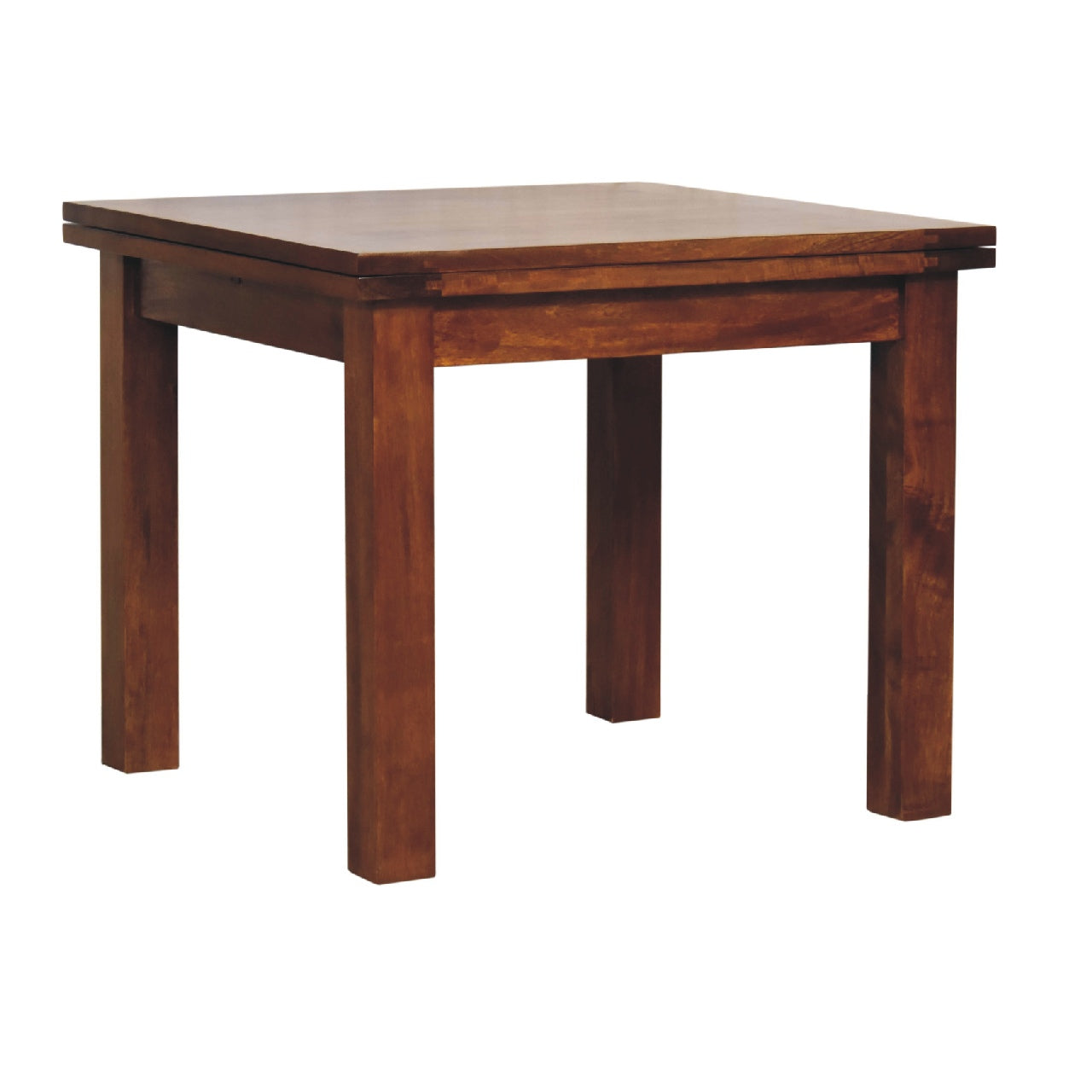Solid Mango Wood Chestnut Butterfly Dining Table