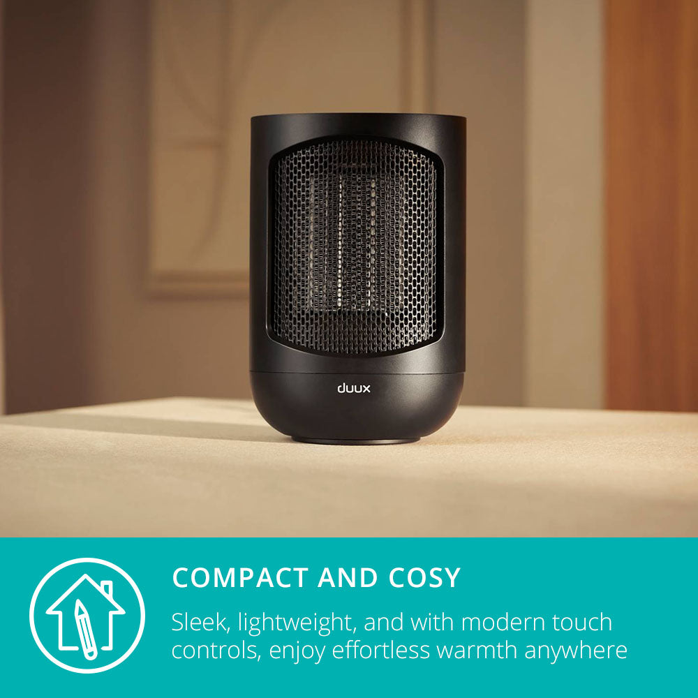 Zone Personal Heater, 1500w Heating Power, Desk Heater | Black