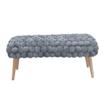 Cushla Bubbly Velvet Large Footstool