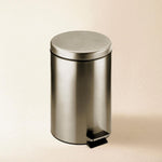 Bathroom Or Kitchen Bin 3l Silver Anti-corrosion Architect S+ Collection
