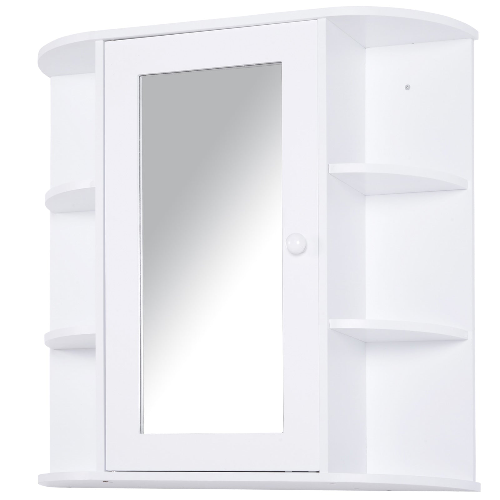 Wall Mounted Bathroom Cabinet W/ Mirror Single Door