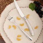 Steak Cutlery Set Knife Fork Stainless Steel 18/8 Catering Palace | Set of 8 | Silver