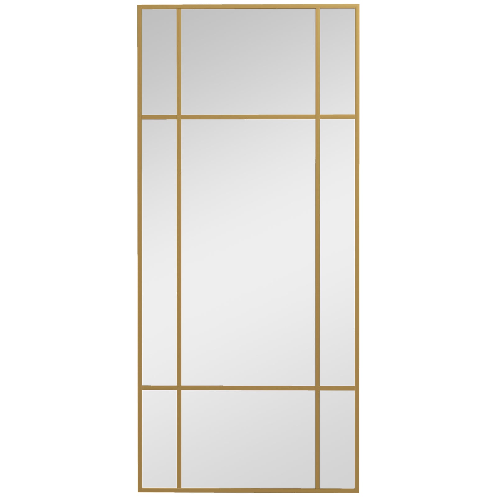 Window Style Vanity Mirror 110 X 50cm Hanging Wall Mirror