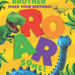 Brother 'roarsome Birthday' Card Official Product
