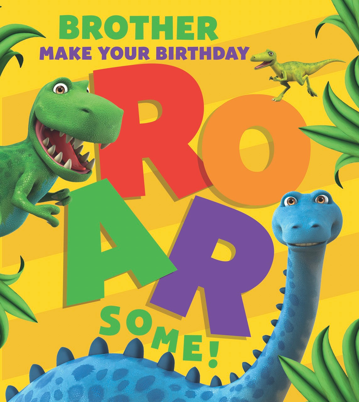Brother 'roarsome Birthday' Card Official Product