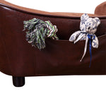 Dog Sofa Chair W/ Legs Cushion For Xs Dog Cat 68.5x40.5x40.5 Cm, Brown