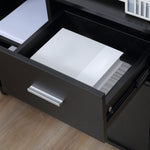 Filing Cabinet Mobile Printer Stand Drawer For A4 Size Files | One Size | Black
