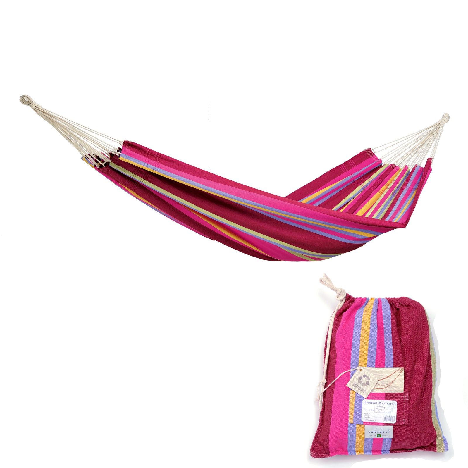 Barbados Hammock Post Perfect Hanging Set Grenadine