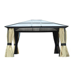4 X 3.6m Hardtop Gazebo Canopy With Roof And Aluminium Frame