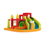 Breeins Inflatable Water Park With Dual Slides & Splash Pool, Large Bounce House For Kids, Heavy-duty Oxford Fabric, 480w Air Blower Included