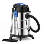 Wet Dry Vacuums Cleaner 30l Wheeled Powerful Compact Cleaning Handheld | Silver