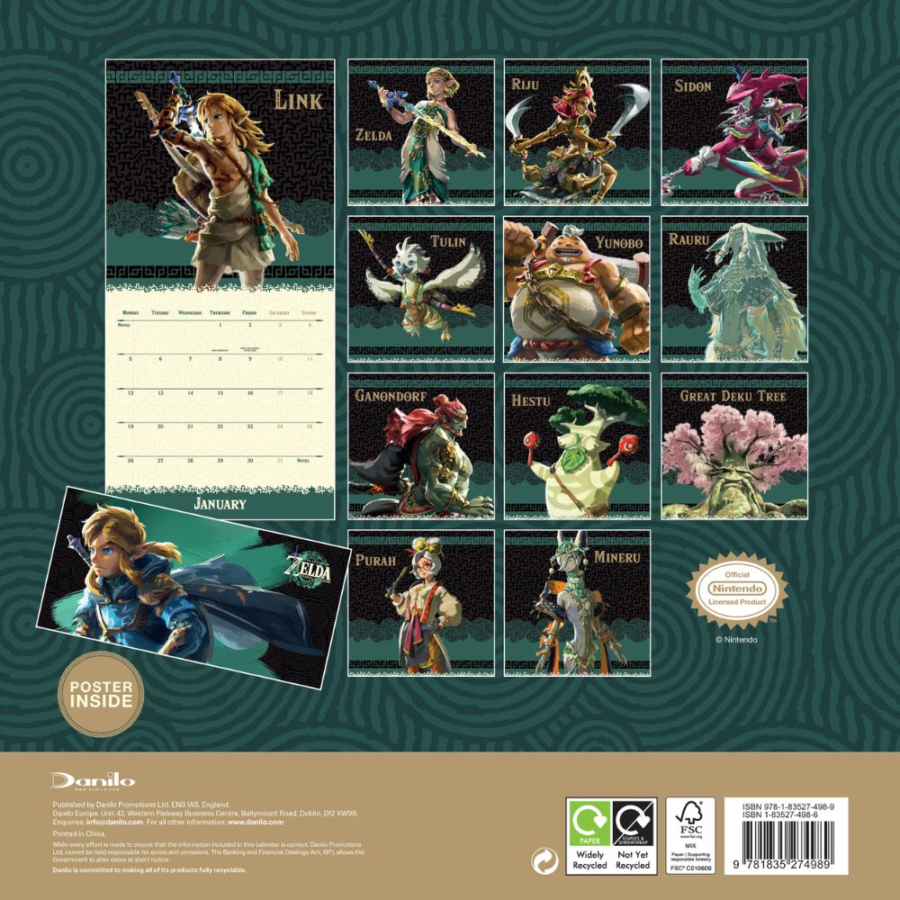 2026 Square Calendar Official Product