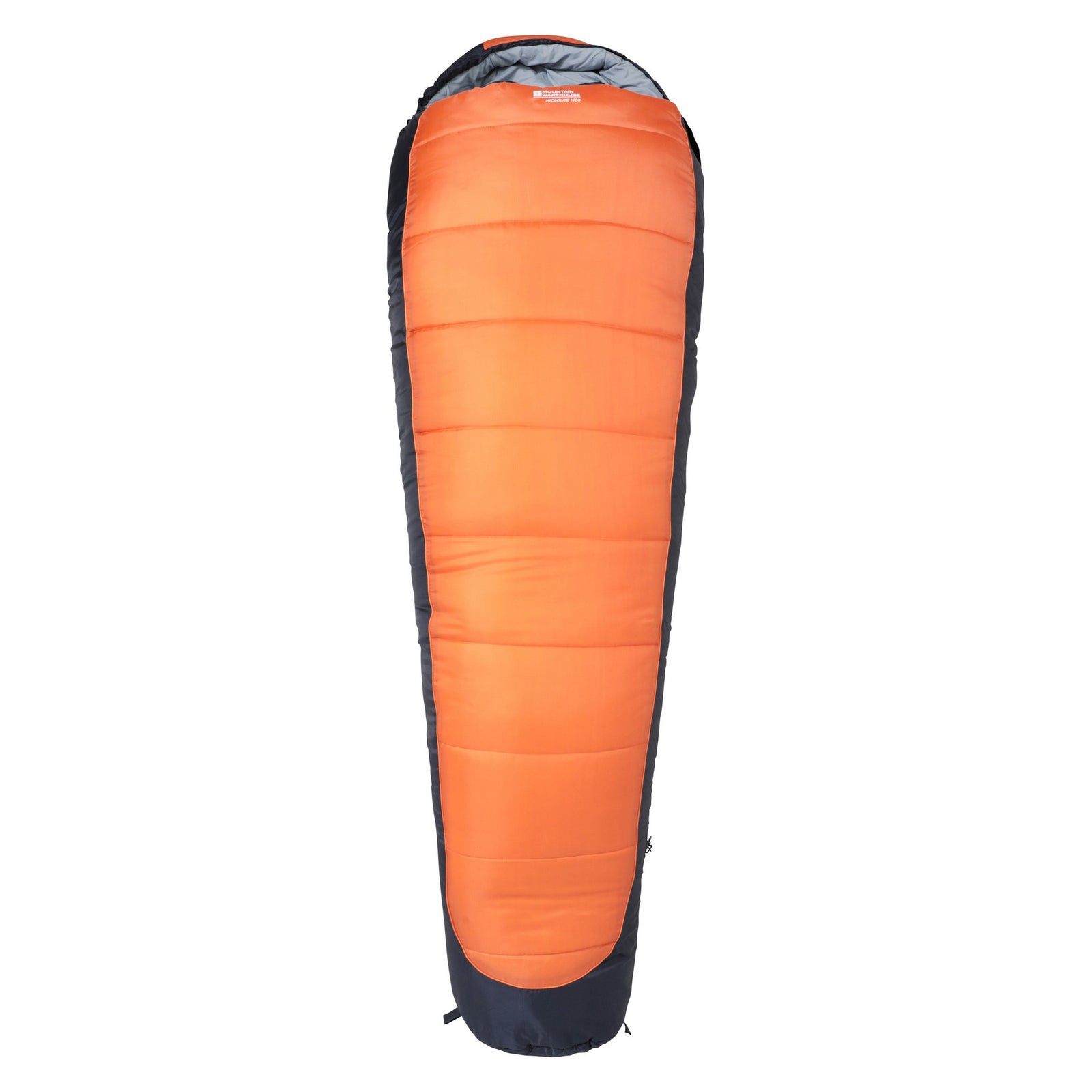 Left Zip Microlite 1400 Winter Mummy Sleeping Bag | 200cm | Orange