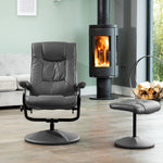 Gibson Swivel Recliner And Footstool