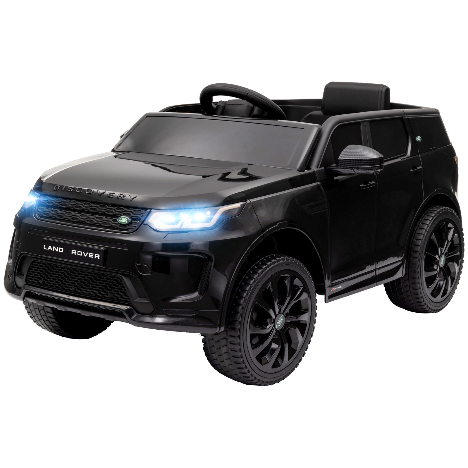 Land Rover Licensed Kids Electric Car W/ Remote Music | Black