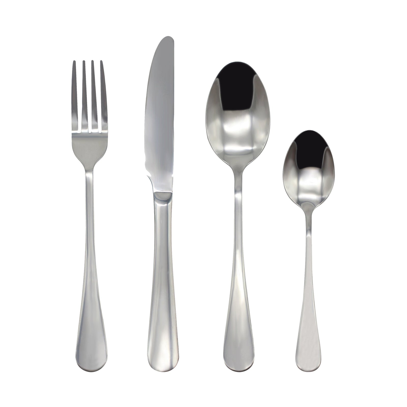 Cutlery Sets Stainless Steel Spoon Fork Simple 16 Piece Set