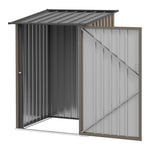 3.3ft X 3.4ft Outdoor Storage Shed Steel Garden Shed W/ Door