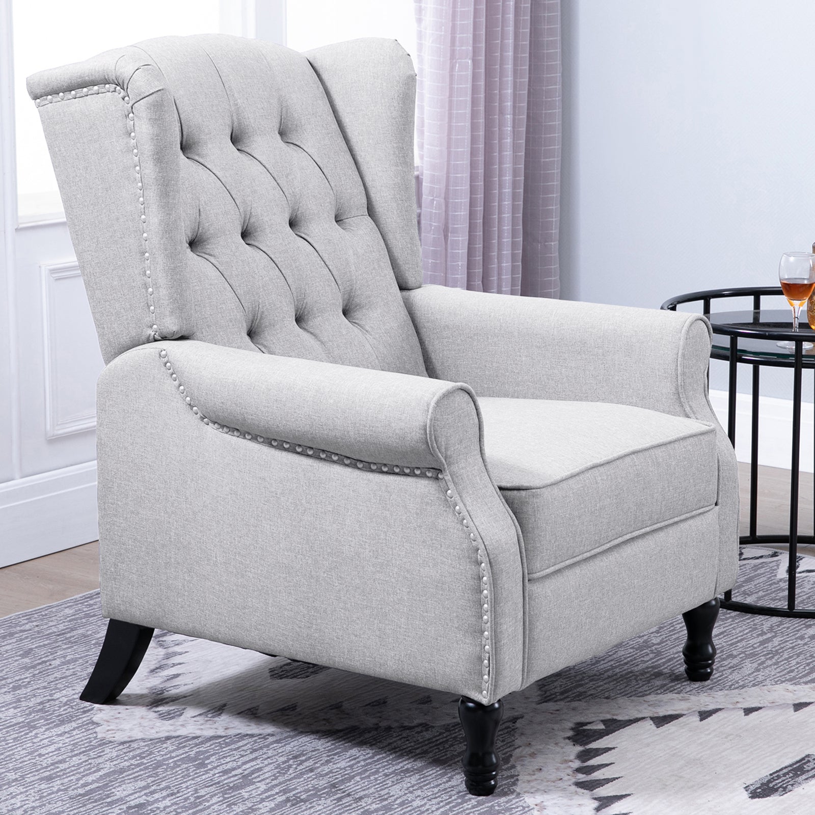 Manual Reclining Armchair W/ Footrest