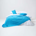 Nirvana Cotton Cushion Cover | 45cm x 45cm | Teal