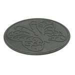 Recycled rubber Reversible Stepping Stone - Butterfly | Set of 4 | Gray