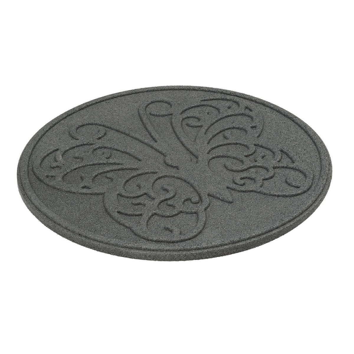 Recycled rubber Reversible Stepping Stone - Butterfly | Set of 4 | Gray