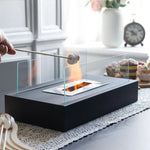 Tabletop Rectangular Smokeless Ethanol Fireplace