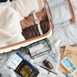 40x20x25cm Cabin Carry-on Suitcase - Lightweight, Durable, 4-wheel Luggage - 100+ Airlines Approved | Cabin | Cream