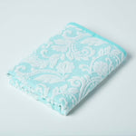 Damask 100% Turkish Cotton 600 Gsm Towels | Bath Towel | Aqua
